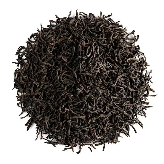 Black tea leaves