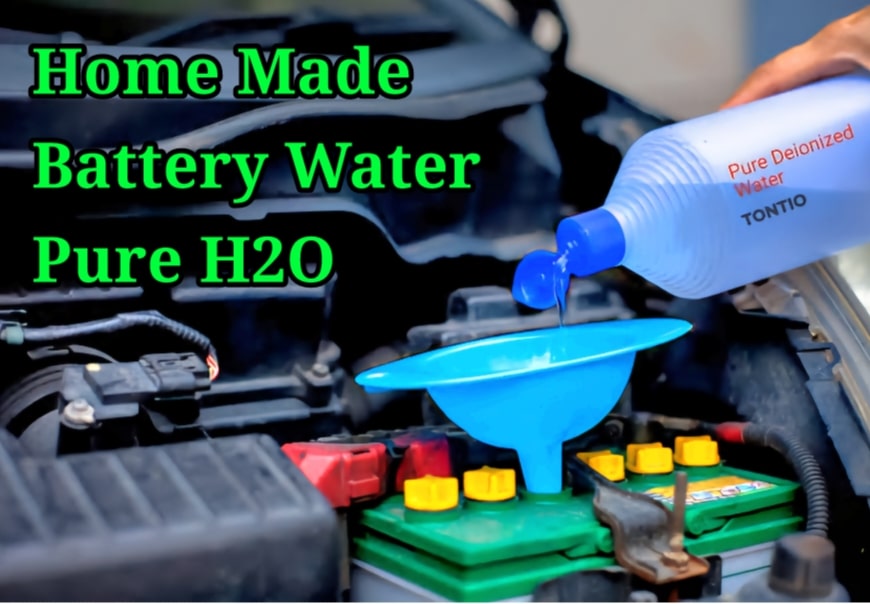 How to make battery water at home