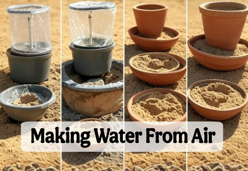 How to Make Water From Air Without Electricity