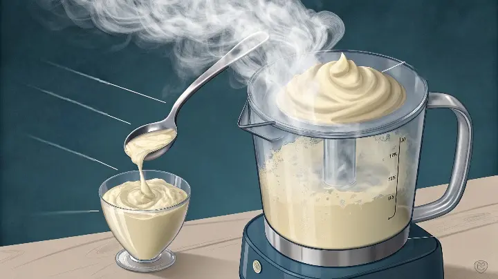 Steam the creame