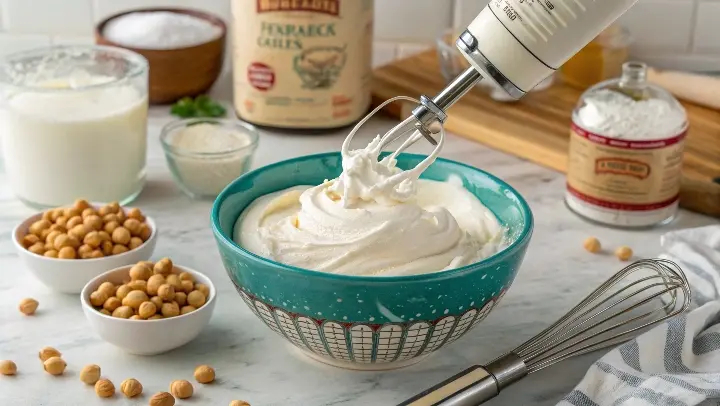 Aquafaba Whipped Cream