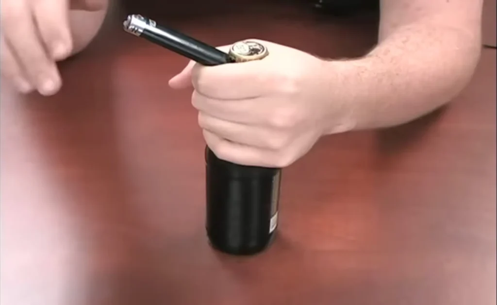Use a Lighter (The Most Common Trick) to open bottle