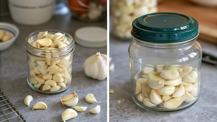 How to Peel Garlic by Shaking in a Jar