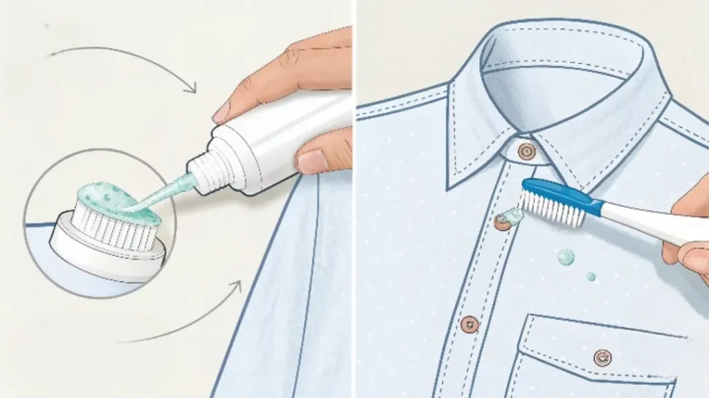 How to Remove Ink Stains from Clothes with Toothpaste