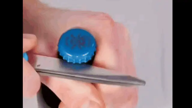 Use Scissors to open bottle (Careful with This One)