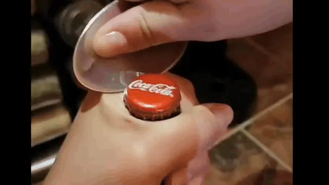Use a Spoon to open bottle (Kitchen Hack)