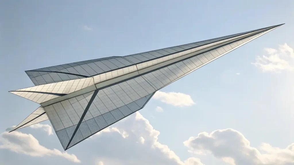 How to Make a Paper Airplane That Flies Far (The Glider)