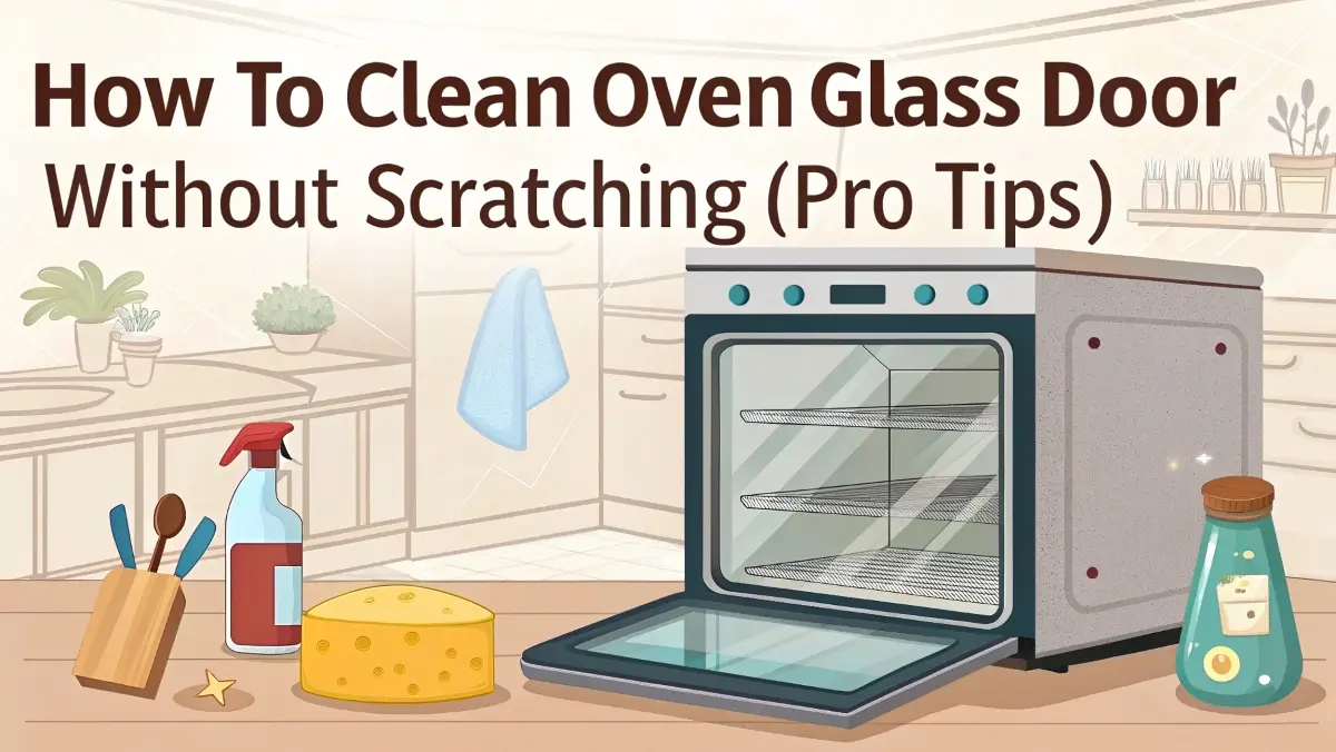 How to Clean Oven Glass Door Without Scratching (Pro Tips)