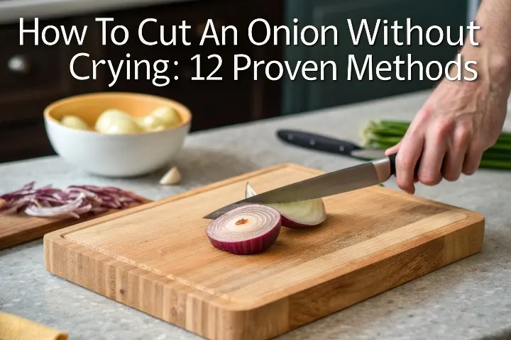 How to Cut an Onion Without Crying: 12 Proven Methods