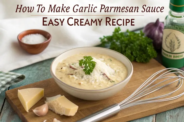 How to Make Garlic Parmesan Sauce - Easy Creamy Recipe