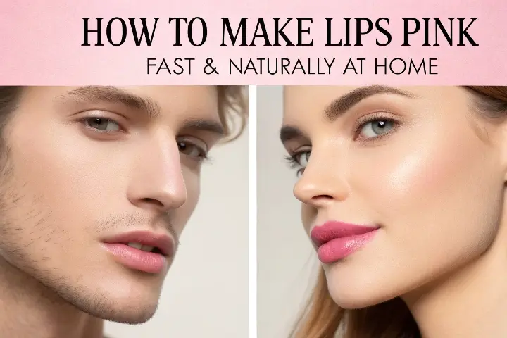 How to make lips pink?