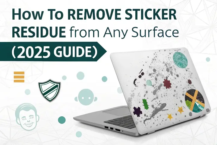 How to Remove Sticker Residue from Any Surface (2025 Guide)