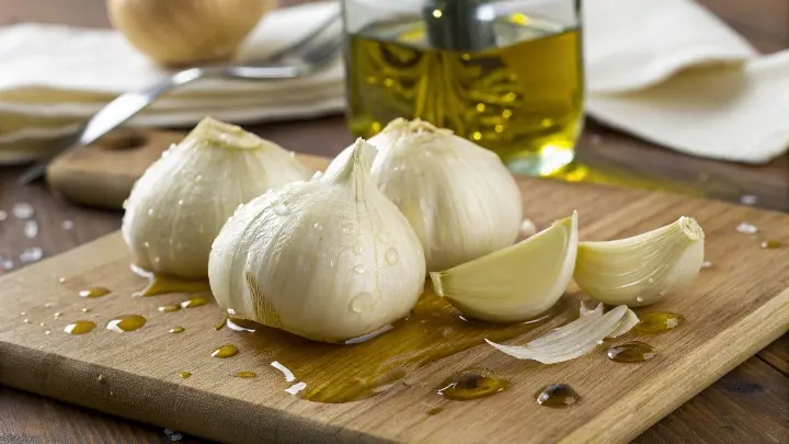 How to Peel Garlic with Olive Oil