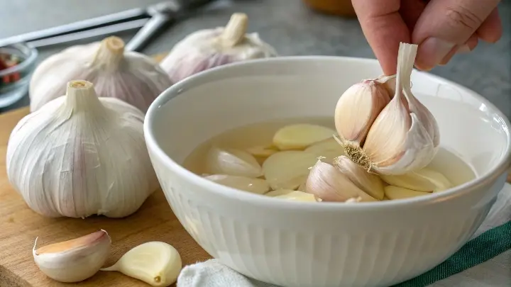 How to Peel Garlic Easily with Water
