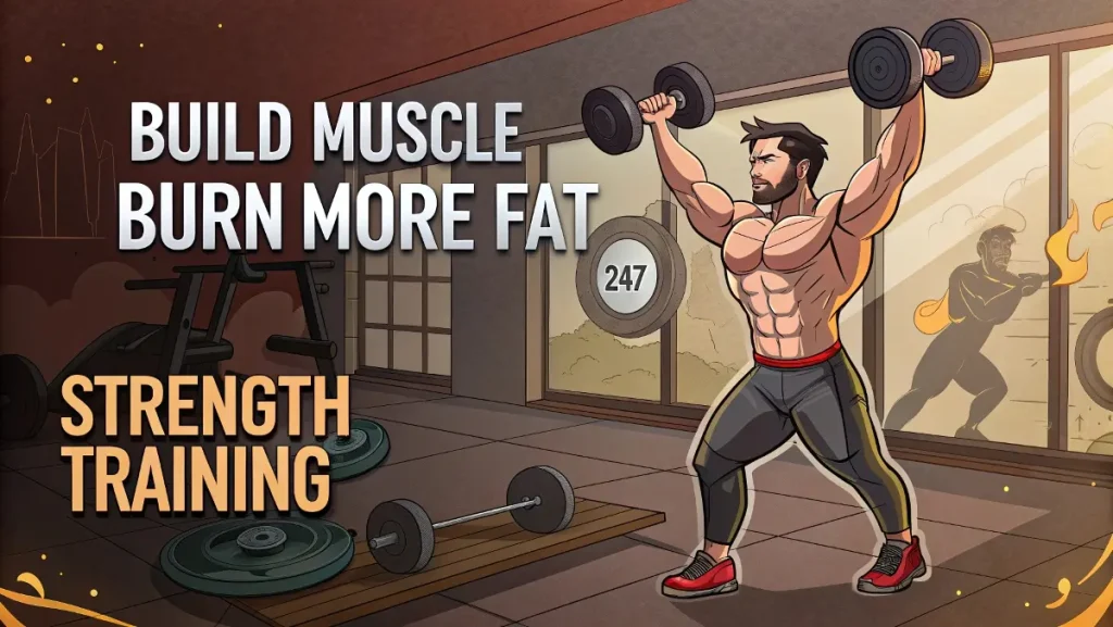 Strength Training (Build Muscle = Burn More Fat 24/7)