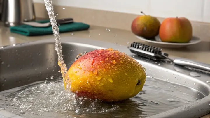 Wash the Mango