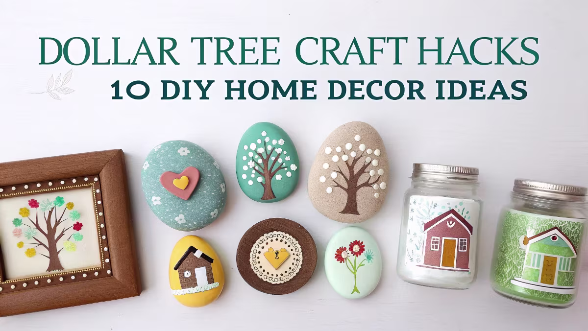 Dollar Tree Craft Hacks – 10 DIY Home Decor Ideas