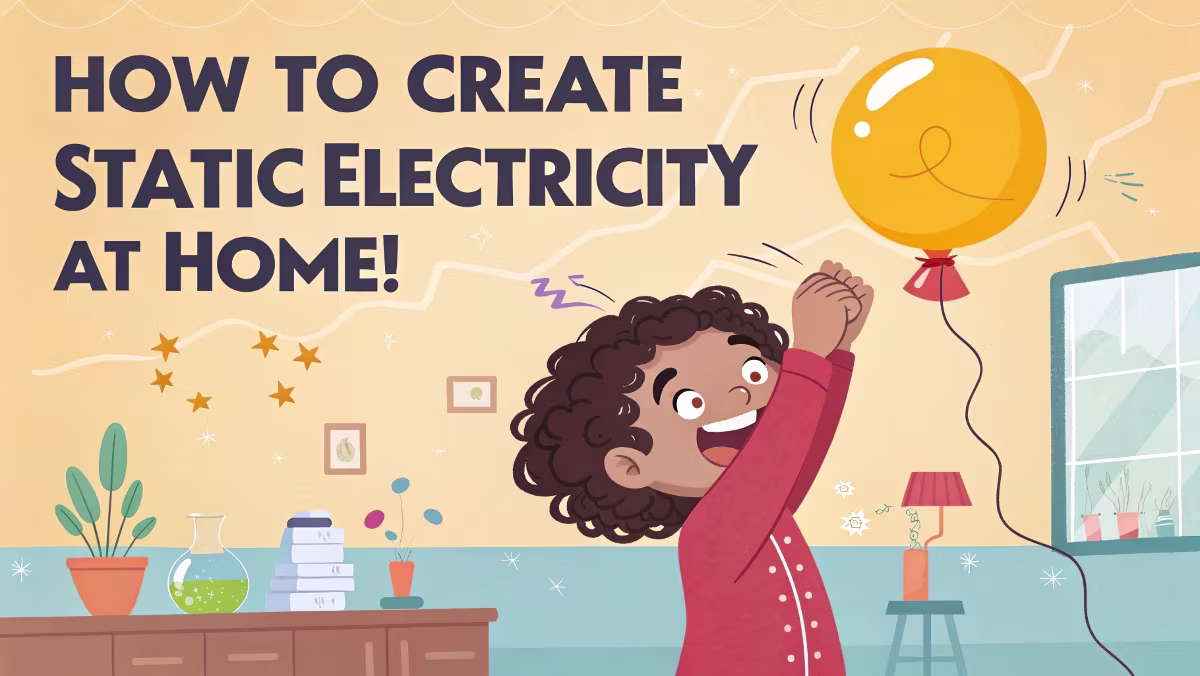 How to Create Static Electricity at Home!
