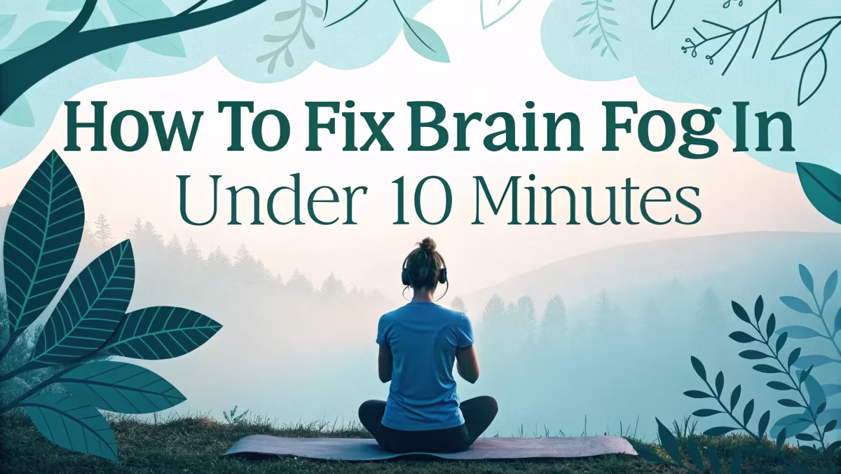 How to Fix Brain Fog in Under 10 Minutes