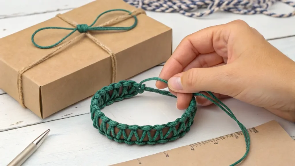 How to Make a Friendship Bracelet with Cardboard