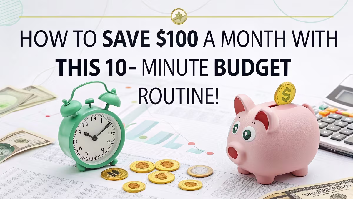 How to Save $100 a Month With This 10-Minute Budget Routine!